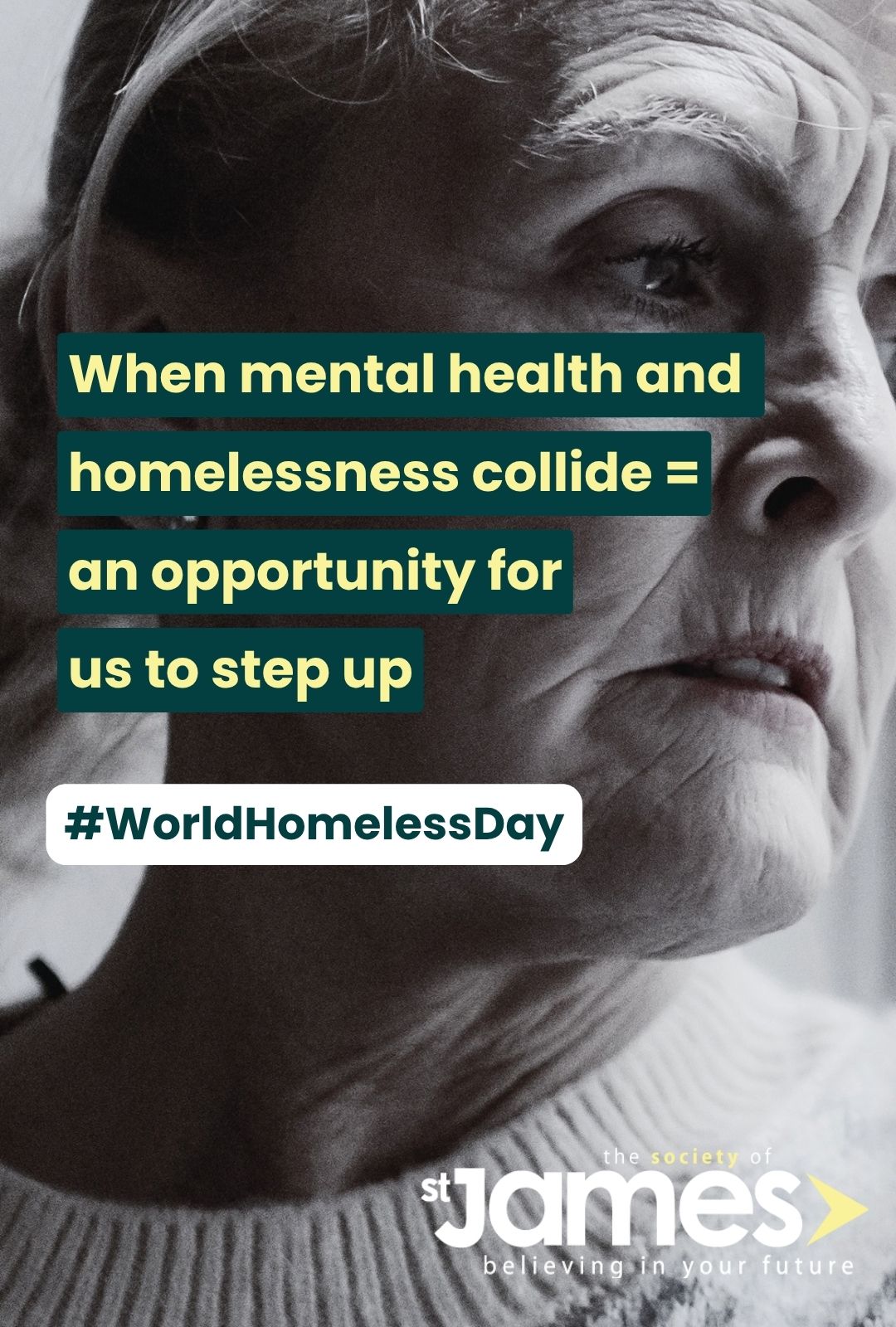 World Homeless Day & World Mental Health Day Mobile Banner