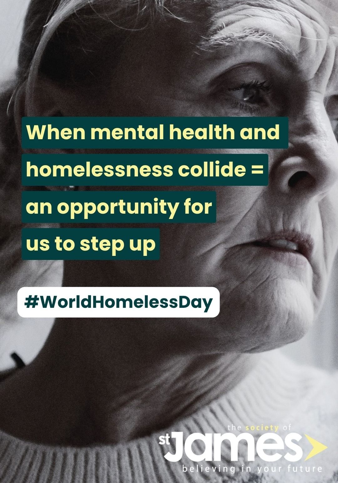 World Homeless Day & World Mental Health Day Mobile Banner